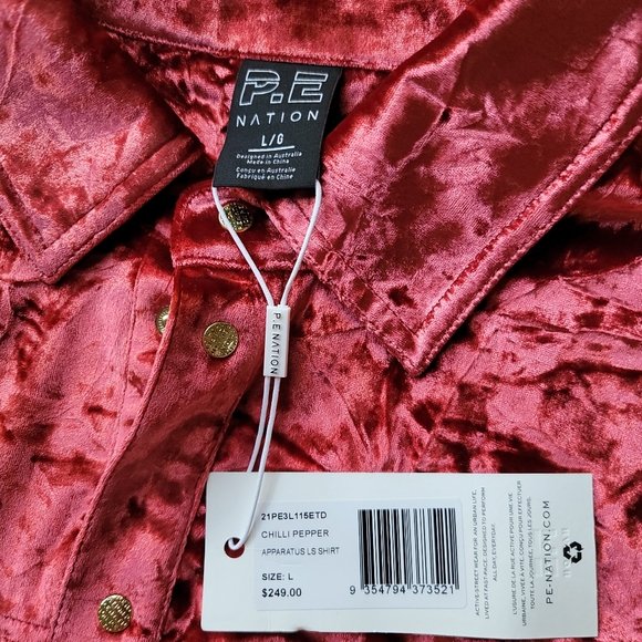 Rare PE Nation Apparatus Velvet Shirt - Picture 15 of 16